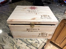 RUFFINO TOSCANA MODUS PRIMO WINE CRATE TOP LOCK BOX