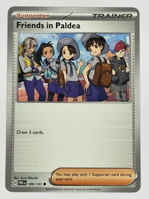 Friends in Paldea - Common SV: Prismatic Evolutions 109/131 LP Normal Pokemon