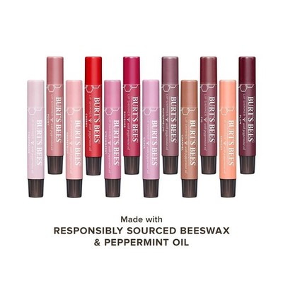 Burt's Bees Lip Balm, Moisturizing Lip Shimmer for Women, for All Day Hydration