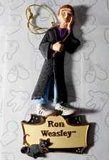 Ron Weasley and Scabbers Warner Brothers 2000 adorno de Navidad Kurt Adler