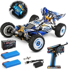 WLtoys 124017 V8 Brushless RC Car, Max 75KM/H, 1:12 Off-Road Racing Buggy Car US