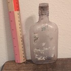 HALL PINT Clear Glass Liquor Bottle Pint Size Half Pint Style — photo 1