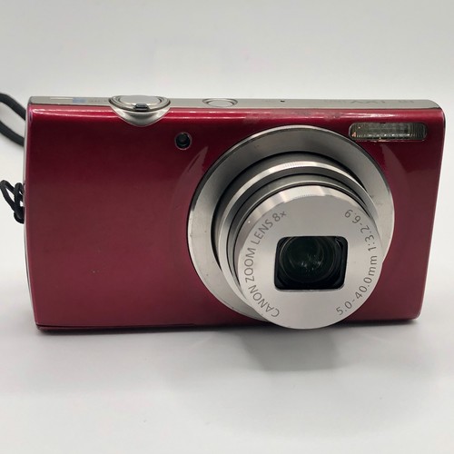 Canon IXY180 Digital Camera - Red English OK From Japan #i1151 - Picture 3 of 14