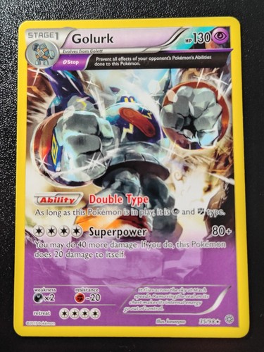 Pokemon Ancient Origins Golurk Rare Card 35/98 LP