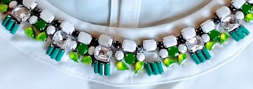 ANN TAYLOR WOMEN'S SIZE L WHITE SLEEVELESS TOP/TANK BEADED NECKLINE GR8 CONDITIO - Picture 5 of 10