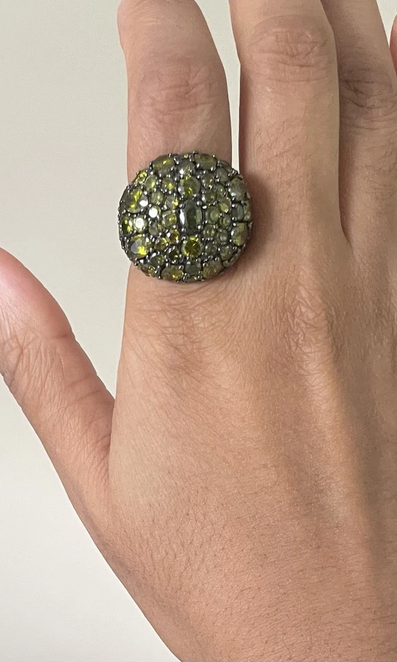 Banana Republic Pave Bombe Statement Ring - Image 2 of 4