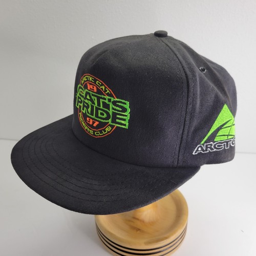 Cappello gatto artico vintage snap back Cat's Pride Riders Arctco 1997 USA Canada camionista - Foto 2 di 8