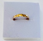 14k solid gold toe ring