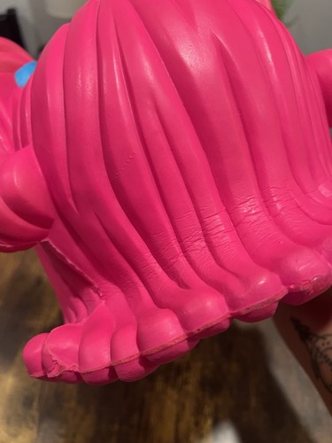 Toy Quest 2005 Hot Pink Kunststoff Schaum Zöpfe Perücke Kostüm Cosplay Halloween - Bild 8 von 16