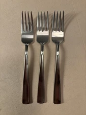 Gense FACETTE - lot of 3 salad forks 7"