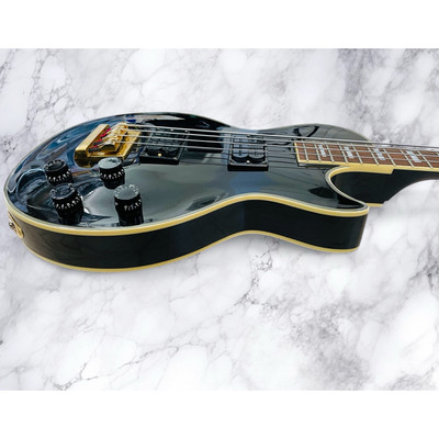 Electric Bass Guitar GrassRoots G-LB-52CC Les Paul Black
