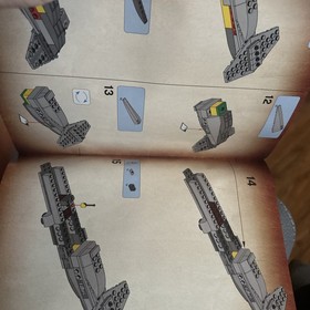 Manual Only Lego 7198 Indiana Jones Last Crusade FIGHTER PLANE U10