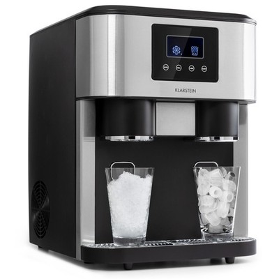 *B-WARE* Eiswürfelmaschine 3in1 Crushed Ice Cube Maker Eiswasser 1,8L Display