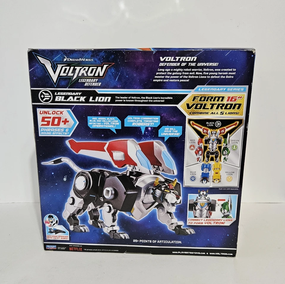 Juguetes Voltron Legendary Defender Legendary Black Lion Playmates. Nuevo precintado Foto 3 de 4