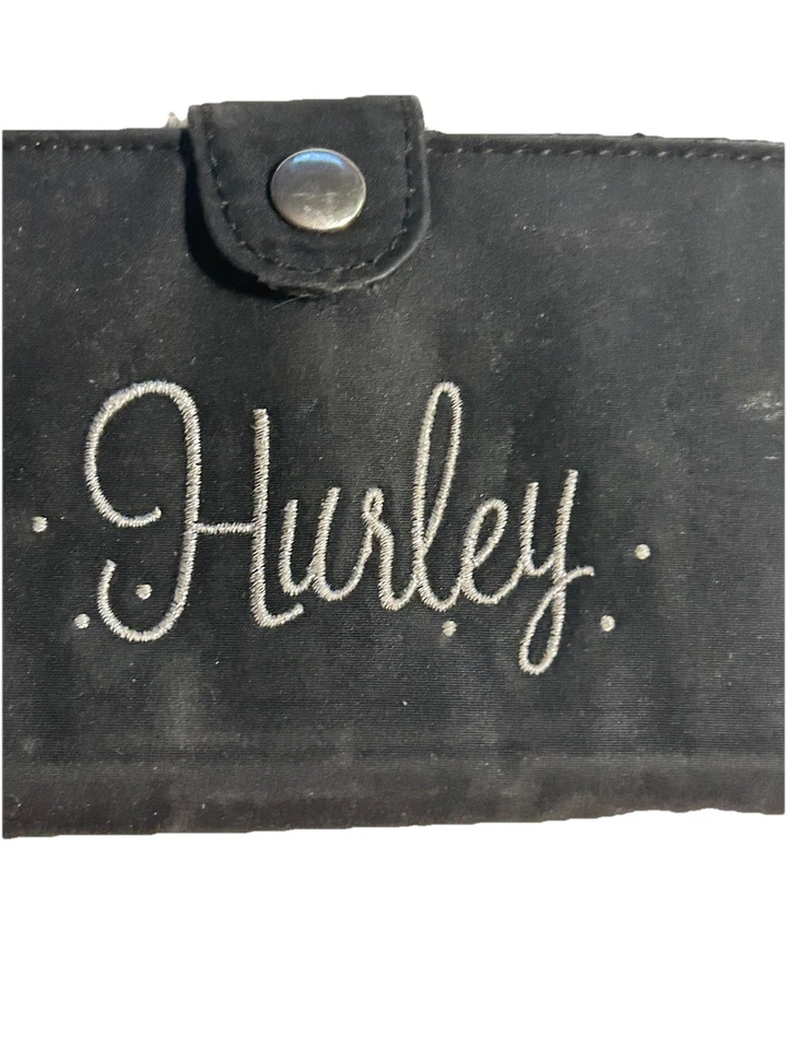 Cartera Hurley Black Star Plegable Usada Surf Foto 2 de 4