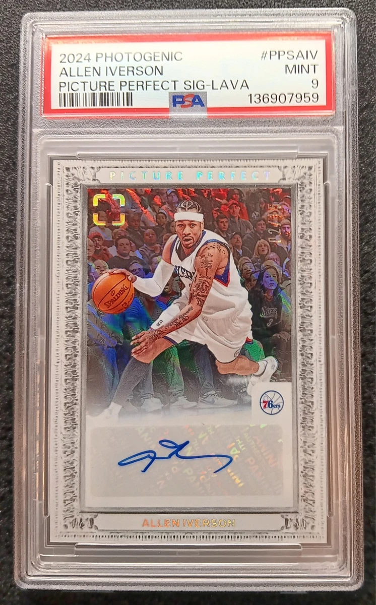 Allen Iverson Professional Sports Authenticator (PSA) Basketball