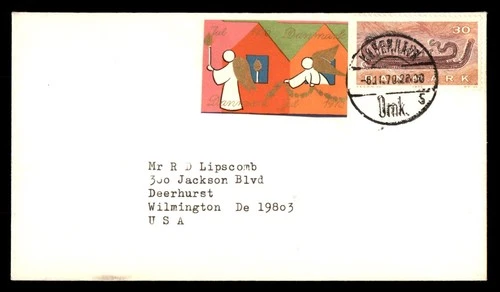 Mayfairstamps Denmark FDC 1970 Angels Decorations First Day Cover aaw_44663