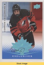 2021 Upper Deck Team Canada Juniors Blue Corson Ceulemans #82 READ yc8