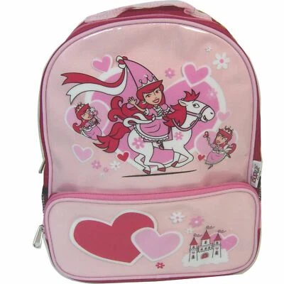 Bugzz Kinder Kinderrucksack Rosa Prinzessin Kleinkindrucksack Mädchen Kindergartentasche