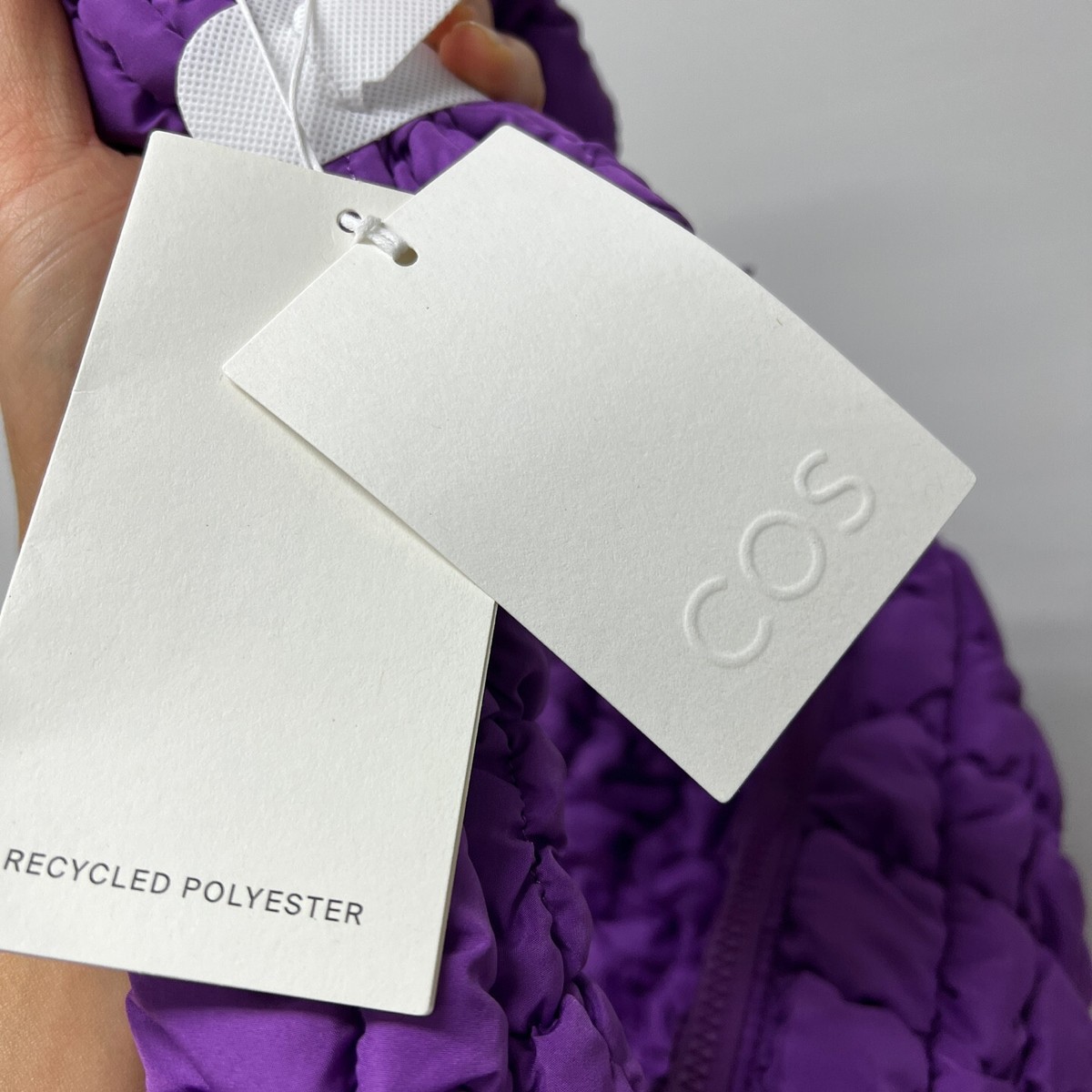 ★送料 関税込★COS★Quilted Oversized Shoulder Bag Purple★ COS Quilted Oversized Shoulder Bag Purple 0916460012 / 100