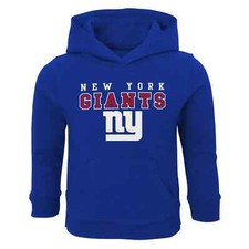 New York Giants NFL Toddler Boys' Touchdown Poly Fleece Hoodie  NWT