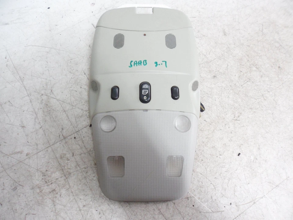 SAAB 9-3 2007 FRONT INTERIOR COURTESY READING MAP LIGHT ROOF PANEL 12804720