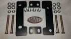 79-04 MUSTANG K-MEMBER 1/2 Spacer/Shim with Hardware 6061 Aluminum Coyote Swap