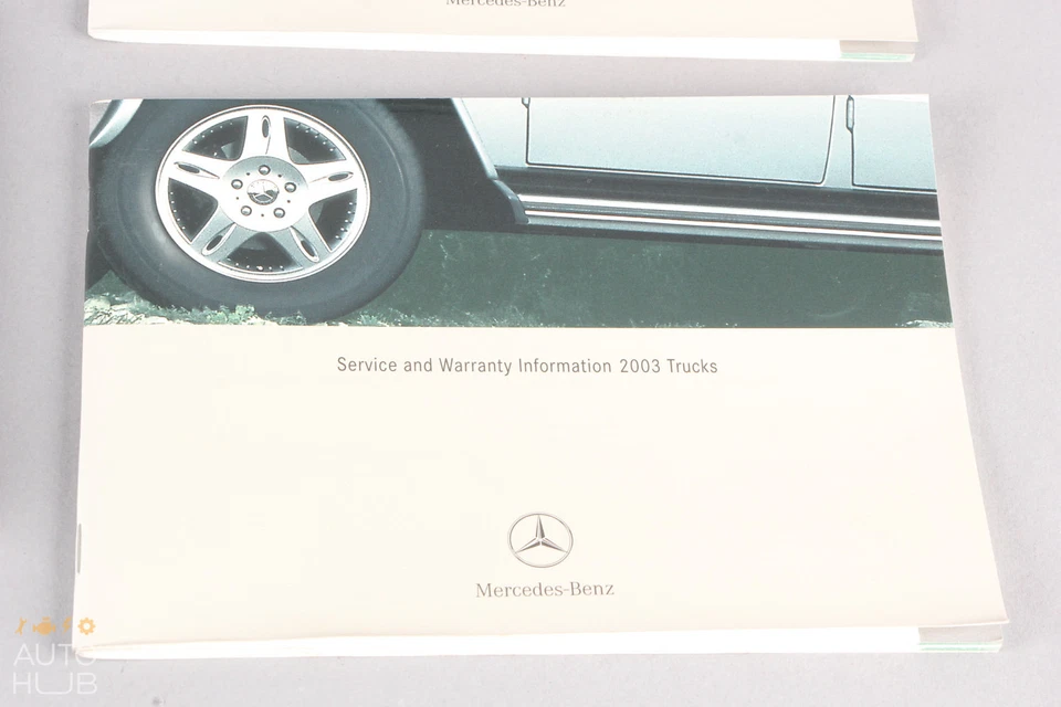 Mercedes-Benz W163 ML320 2003 manual del propietario conjunto de libro OEM Foto 4 de 4