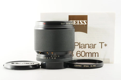 Mint Contax Carl Zeiss Makro-Planar T* 60mm F/2.8 AEJ C/Y Lens from Japan #3645