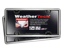 WeatherTech ClearCover License Plate Cover - Durable Frame - 2 Pack - 17 Colors!