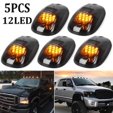5Pcs Smoked Cab Roof Marker LED Roof Top Truck SUV Pickup Running Driving Light