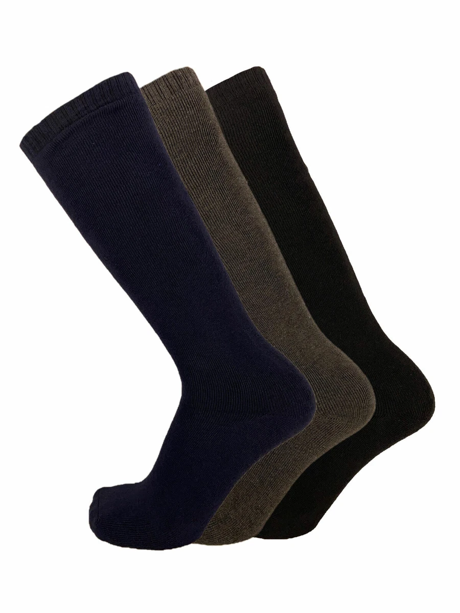 12 Paia Calzini Termici Uomo Ayra – Caldi Invernali – Colori Assortiti Nero, Blu, Grigio – Taglia 6-11 (39-45)