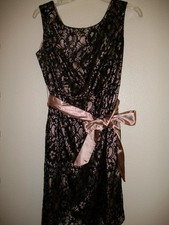 NEW  BLACK SHEATH  LACE DRESS WITH SIZE XL
