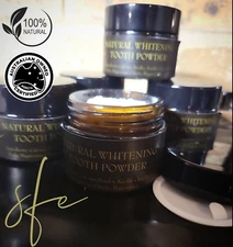 Teeth Natural Whitening Tooth Powder 50ml - Certified Organic Toxic Free SFE 