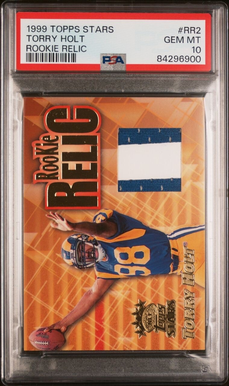 Torry Holt Topps Stars Rookie Relics #RR2 Rookie Relic