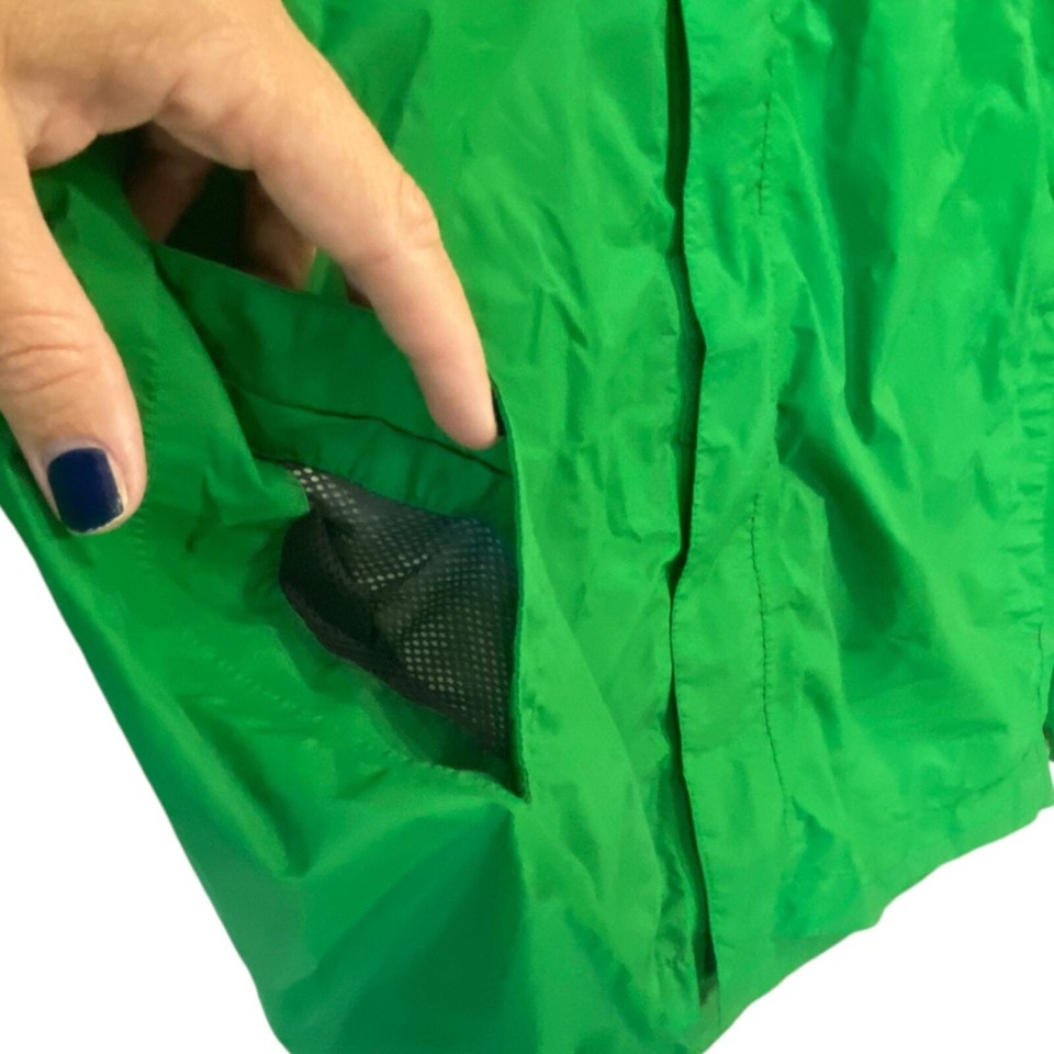 THE NORTH FACE ZIPLINE RAIN JACKET BOYS' Size XL 18/20 Green eBay