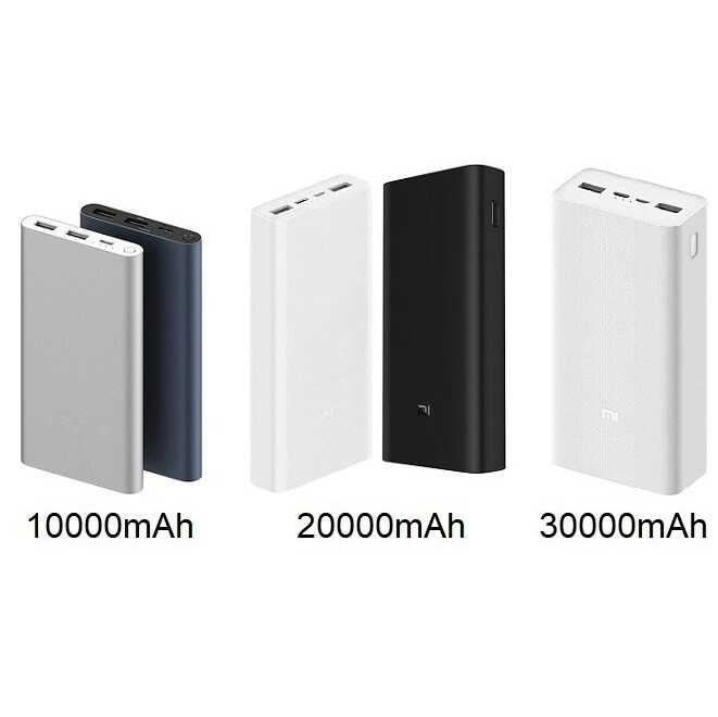 Xiaomi 20000mAh Redmi Power Bank 74Wh 18W 3.6A Rapid Charging Dual USB  Outputs for Two Devices at Once, microUSB & USB-C Input, Portable Travel