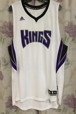 Adidas NBA Swingman Sacramento Kings Basketball Jersey Home XXL White New DS 2XL