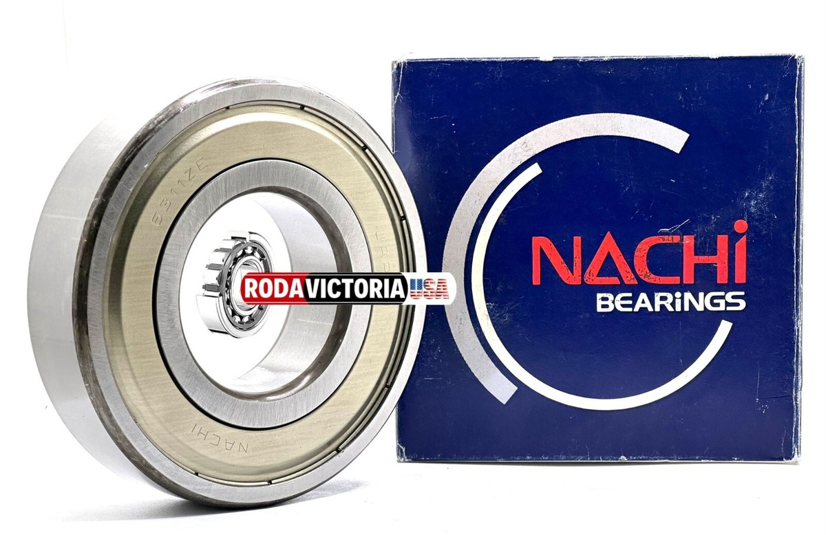 NACHI 6311 ZZ DEEP GROOVE BALL BEARING, METAL SHIELDED 55x120x29mm
