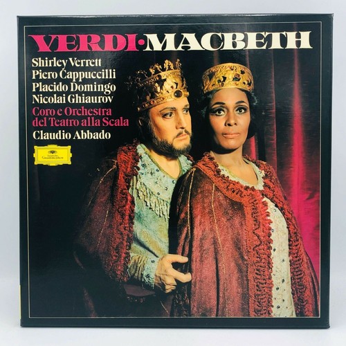 Verdi, Macbeth, Shirley Verrett handsigniertes Programm, 3 LP-Set, 2709 062