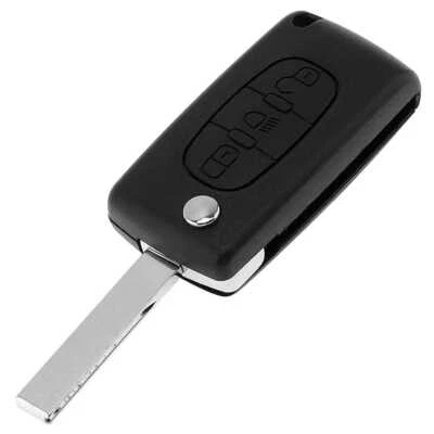 Telecommande Coque CE0523 HU83 3 Boutons Phare Cle Compatible Citroen C2 C3 C4