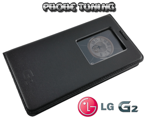 Funda quick-window para OPTIMUS LG G2 d802 carcasa flip cover compatible KnockON