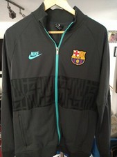 Vintage Nike Zip Up Active Windbreaker Jacket Barcelona Hieroglyph Size M