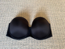 Excellent Thirdlove 24/7 Black Underwire Classic Strapless Bra Size: 40D