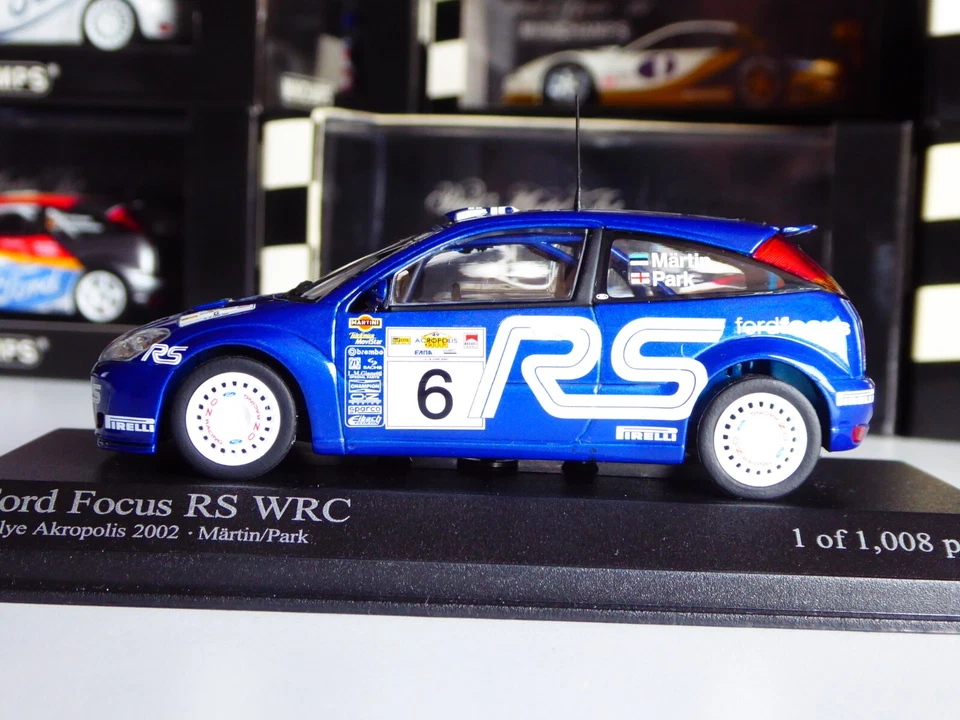 1/43 Minichamps Ford Focus RS WRC #6 Rallye Akropolis 2002 Martin Park - Immagine 4 di 4