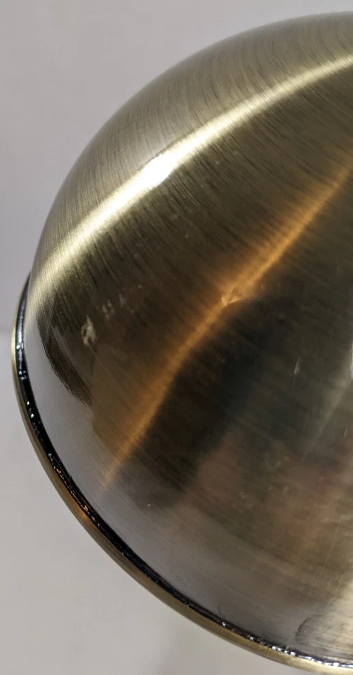 Lâmpada de tarefa LED Mainstays ajustável braço pescoço de ganso 16,5" T x 5,3" diâmetro base - Imagem 3 de 4