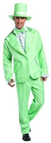 70's Funky Green Prom Wedding Tuxedo Costume Adult Large - Afbeelding 1 van 1