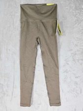 All In Motion Waffle Leggings Womens Small Seamless Ultra High Rise Brown