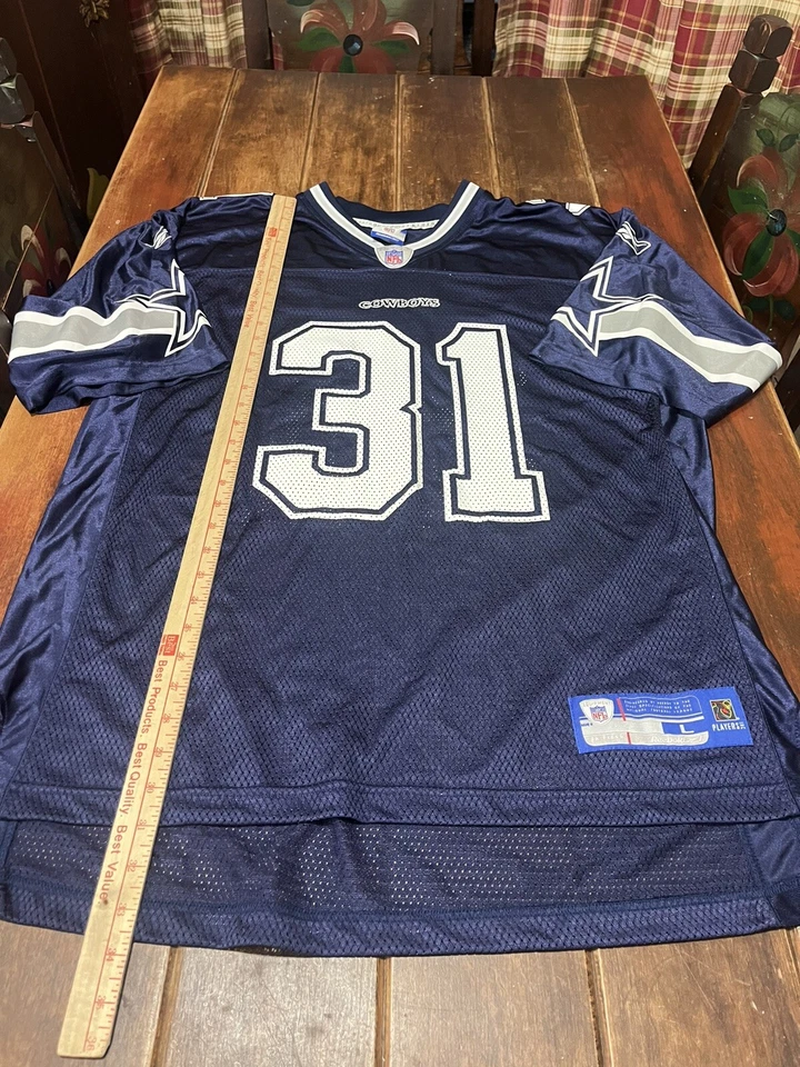 Mens Dallas Cowboys Jersey Roy Williams #31 NFL Reebok Football Size Large - Image 4 of 4