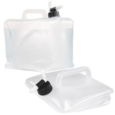 Semptec Faltbarer Wasserkanister mit Zapfhahn, 10 Liter, ideal f&uuml;r Trinkwasser